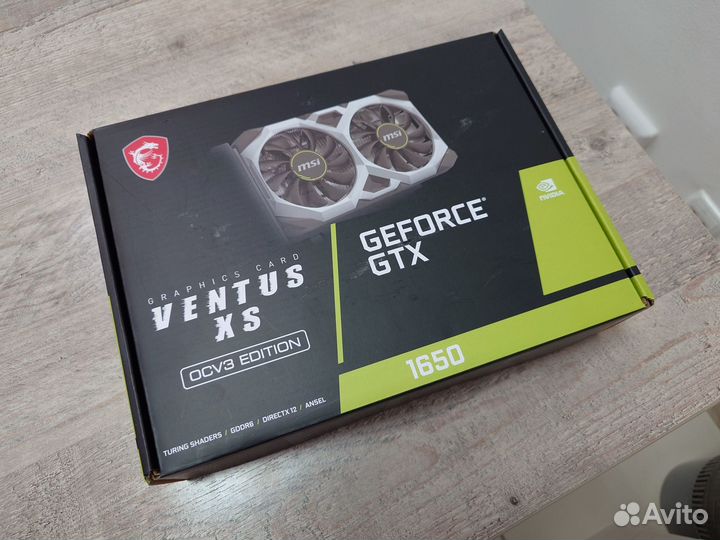 MSI GeForce GTX 1650 D6 ventus XS OCV3