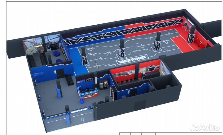 Арена виртуальной реальности Warpoint