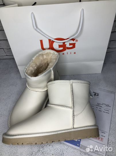 Угги Ugg женские обливные на овчине