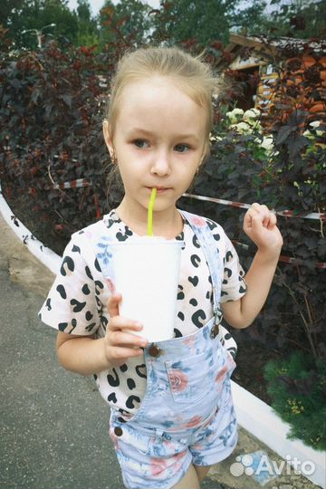 Джинсовый комбинезон летний детский