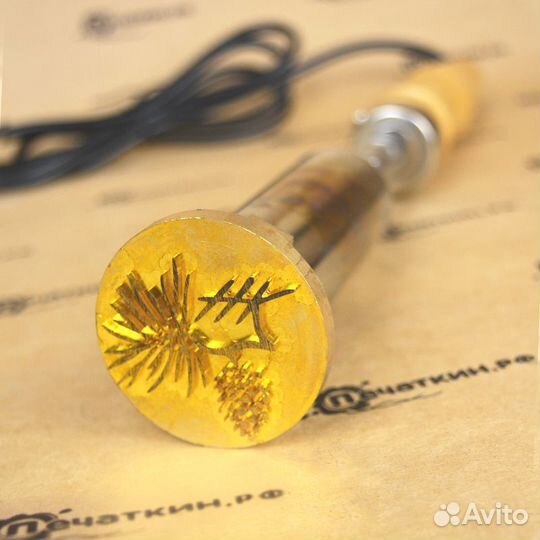 Термоклеймо для выжигания на дереве/коже/пластике