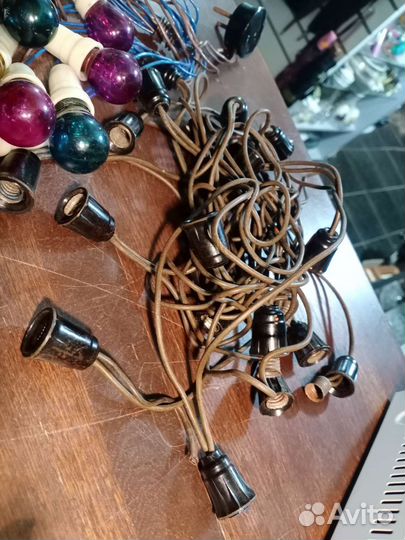 Новогодняя гирлянда горка