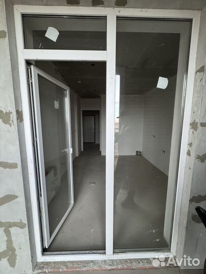 Балконная дверь витражная бу