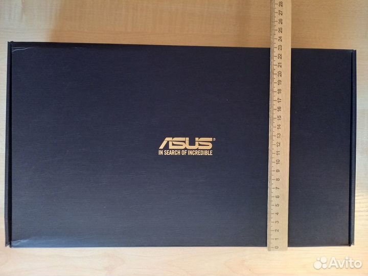 Коробка asus картонная чёрная 39,5х23х8,5 см