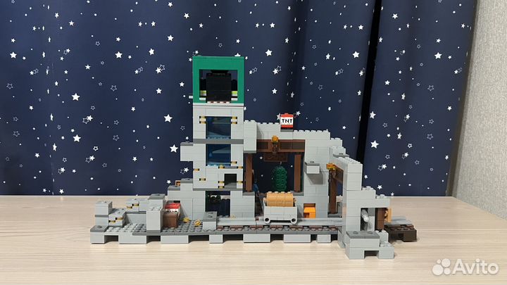 Lego minecraft шахта Крипера