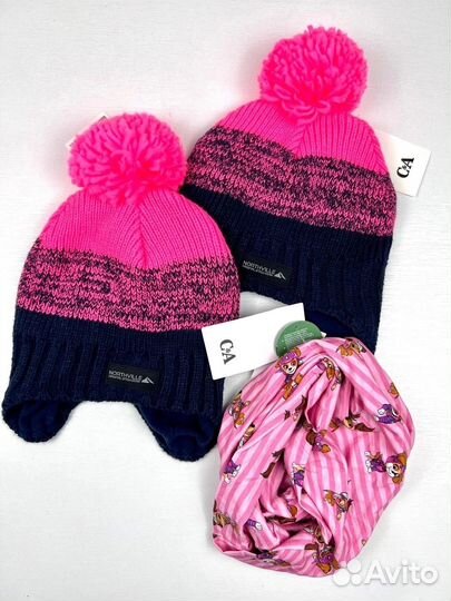 Шапка для девочки и мальчика 98 104 110 122 156