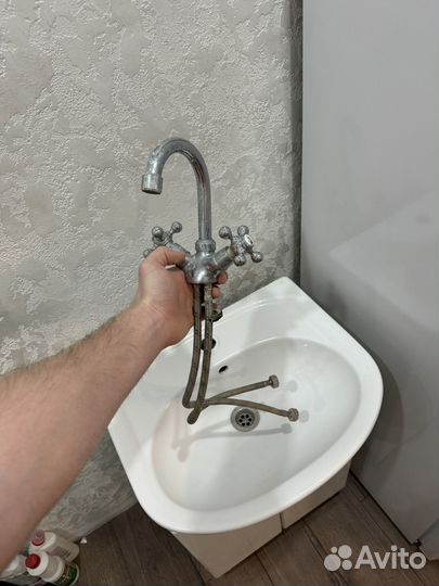 Раковина с тумбой бу