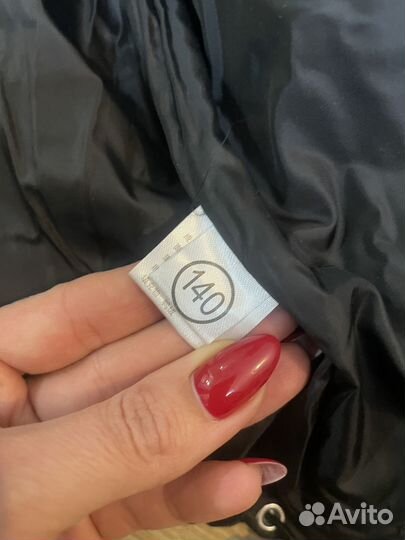 Пуховик детский 140