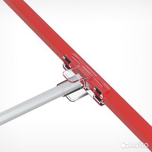 Т-держатель с боковыми фиксаторами, цвет прозрачн