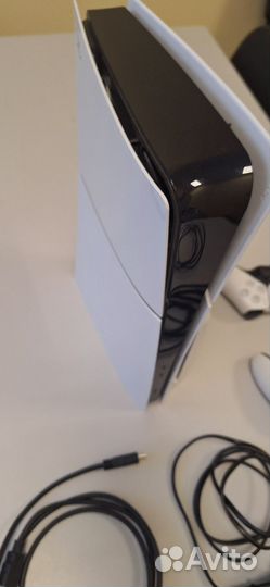 Sony playstation 5 slim с дисководом 2 геймпада