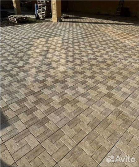 Тотуарная плитка каменный цветок