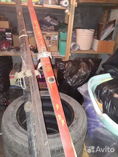 Лыжи деревянные СССР