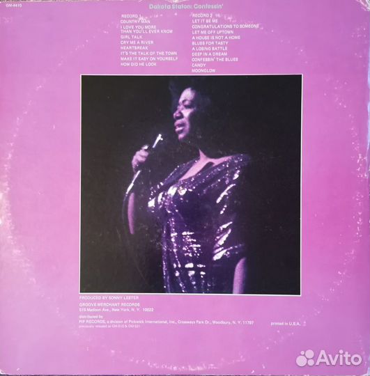 Dakota Staton Confessin' 1974 US 2LP NM