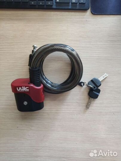 Велозамок Ulac с сигнализацией