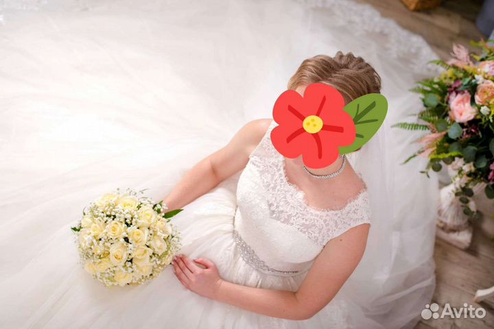 Свадебное платье 44-46 размер