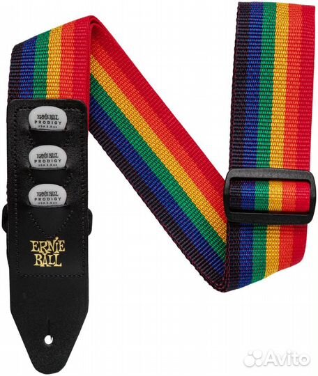 Ernie ball 4188 PickHolder Rainbow - Ремень для г