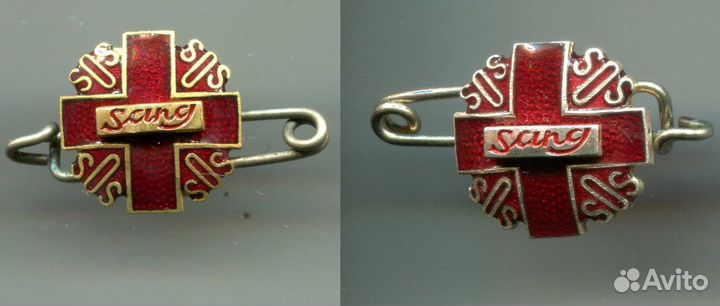 Редкие знаки Донора 50-60 годы Франция в пакетах