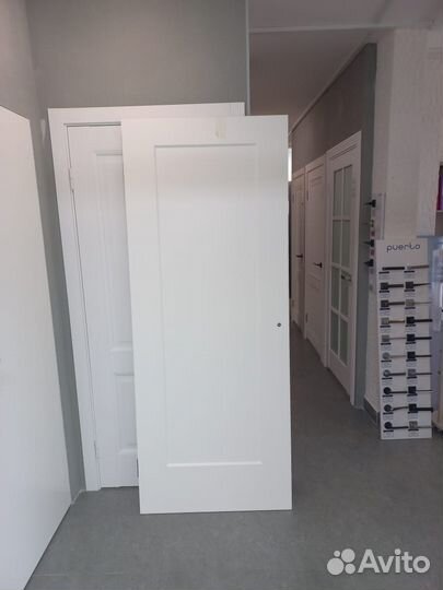 Двери межкомнатные белая эмаль