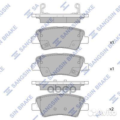SP1845 колодки дисковые з. Hiundai Tucson, Kia