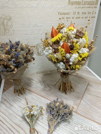 Букеты из сухоцветов
