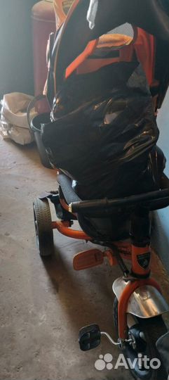 Трехколесный велосипед коляска