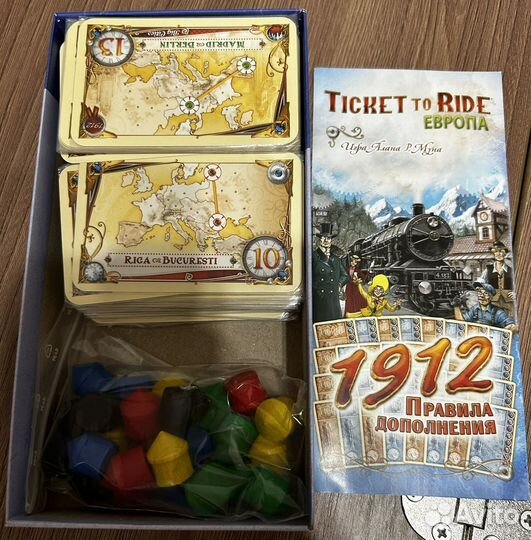 Ticket to ride европа дополнение
