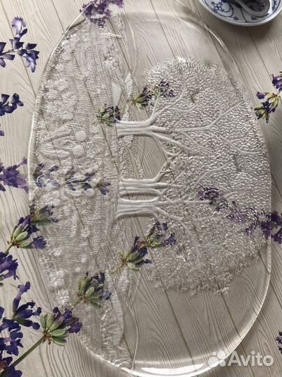 Поднос хрусталь Германия