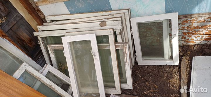 Оконные рамы, двери, стекло