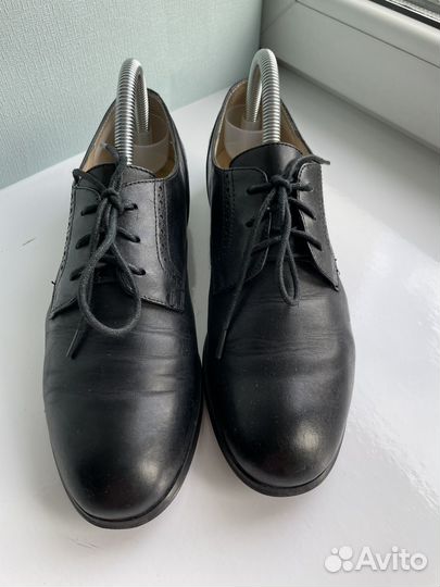 Туфли полуботинки женские чёрные