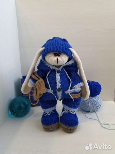 Заяц тильда вязаные игрушки ручной работы