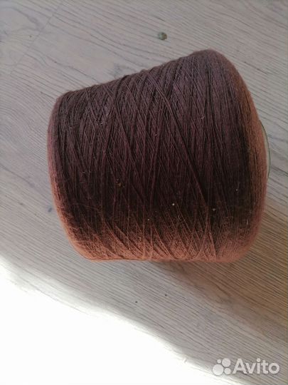 Пряжа для вязания шерсть СССР в бобине