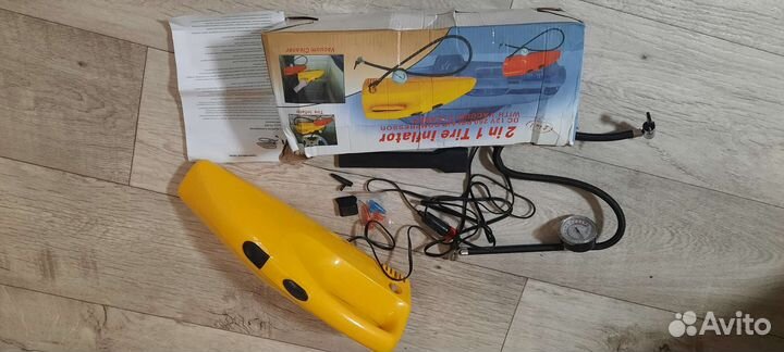 Пылесос-компрессор автомобильный