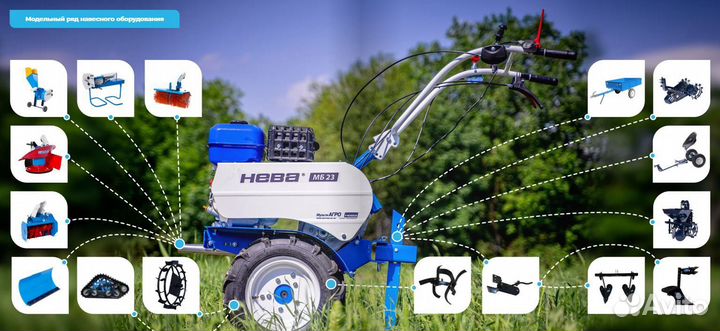 Мотоблок нева