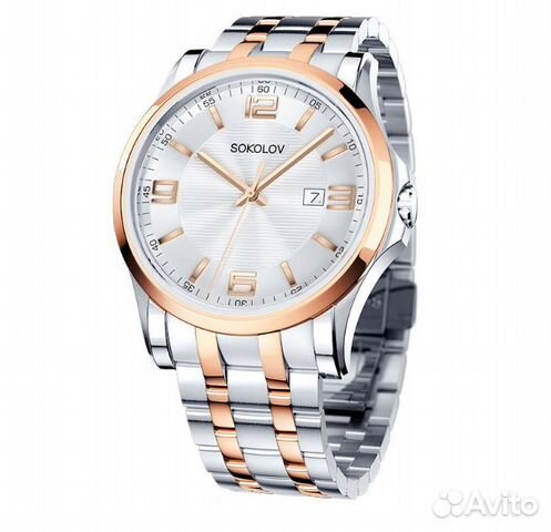 Мужские стальные часы Sokolov(Citizen) новые