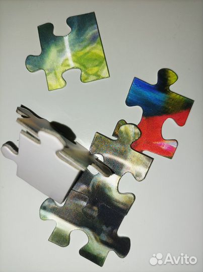 3D пазлы Леопард переливающиеся