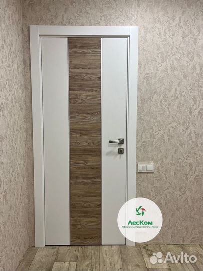 Двери межкомнатные стильные новинка белые