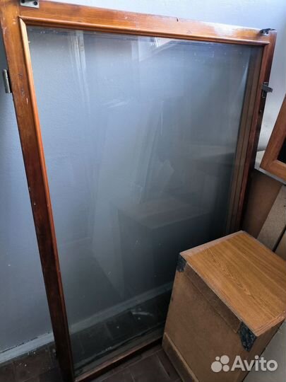 Оконный блок деревянный