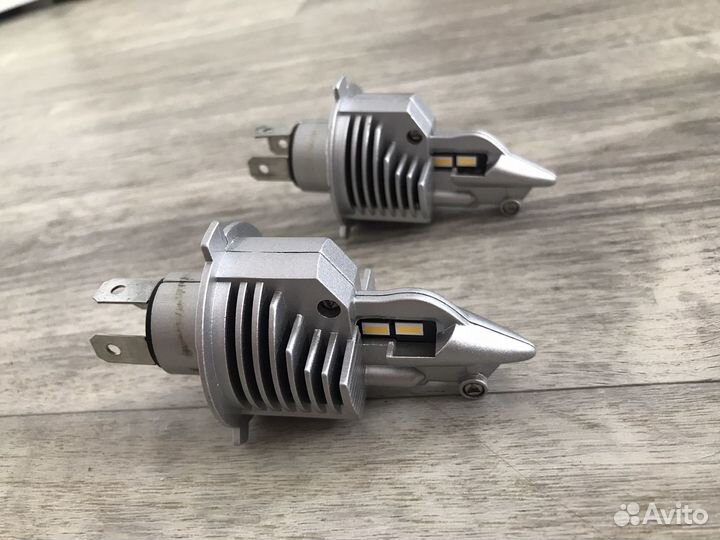 LED светодиодные лампы Fighter H4