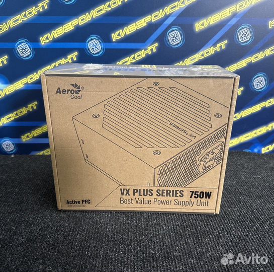 Бп Aerocool VX Plus 750W Новый