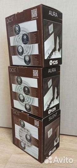 Вентилятор вытяжной с клапаном diciti Aura 5C