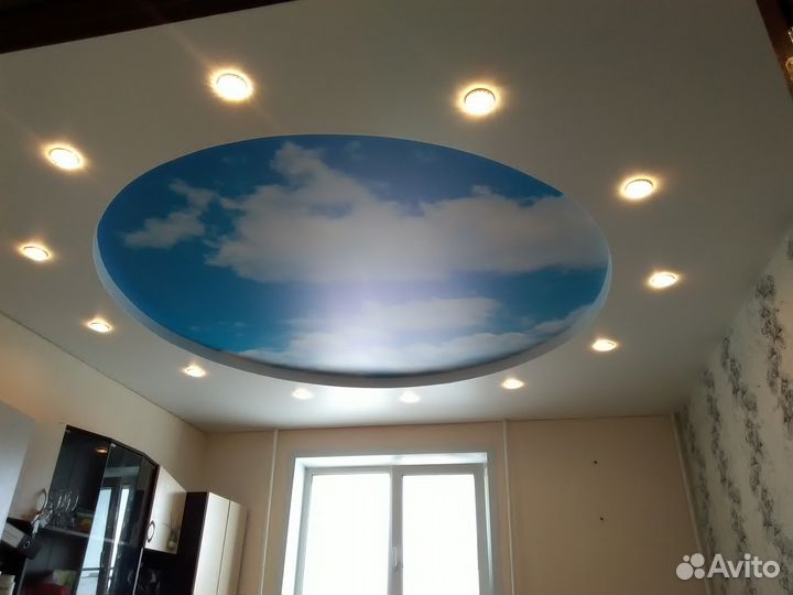 Натяжные потолки (короткие сроки)