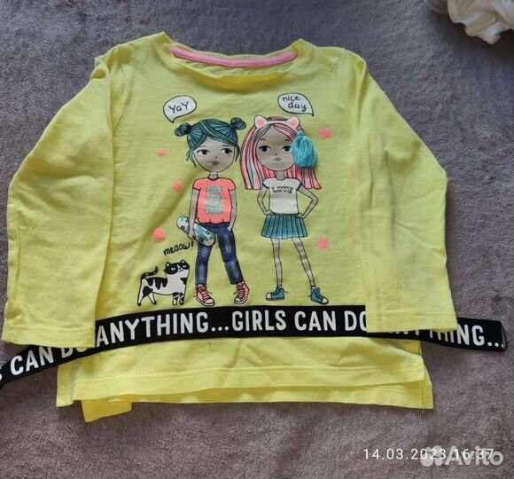 Вещи пакетом на девочку 86-92