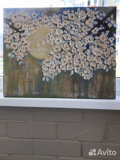 Картина Луна и Весна