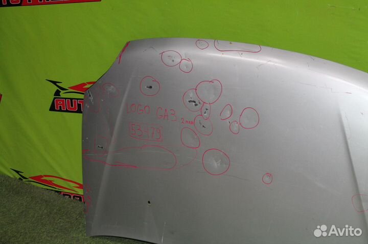 Капот honda GA3, GA5 logo 2 модель, 3 модель