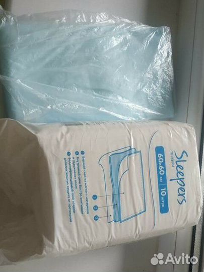 Пеленки одноразовые 60х60