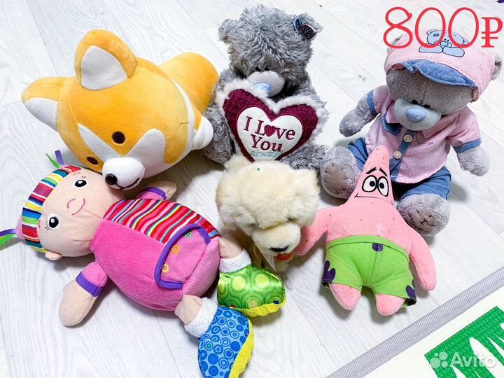 Музыкальные, мягкие игрушки, погоемушки пакетом