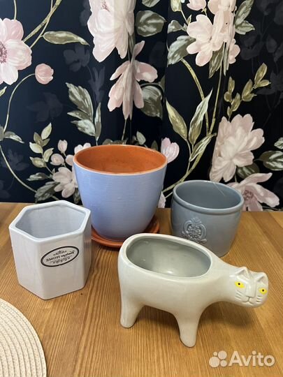 Цветочные горшки кашпо