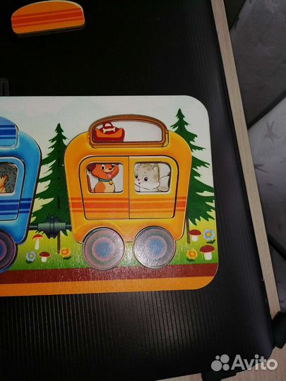 Рамки вкладыши пазлы деревянные