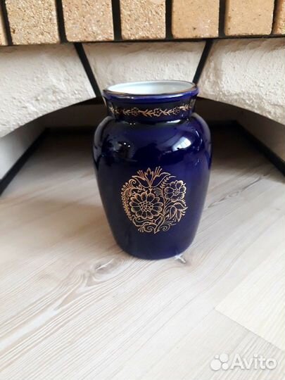 Вазочка кобальтовая лфз прелесть