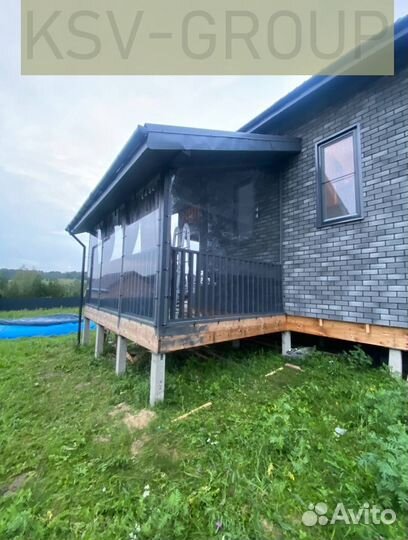 Мягкие окна для беседки